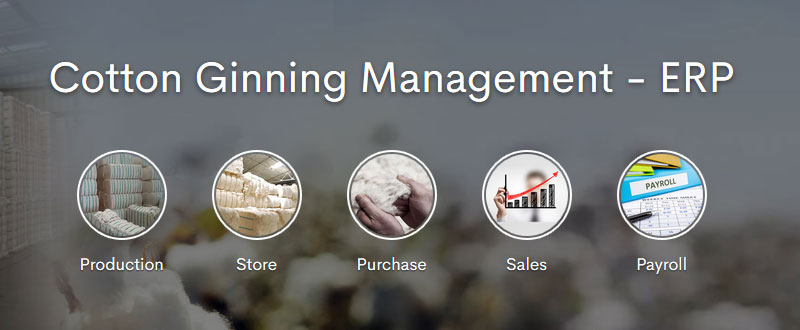 Cotton Ginning Management - ERP